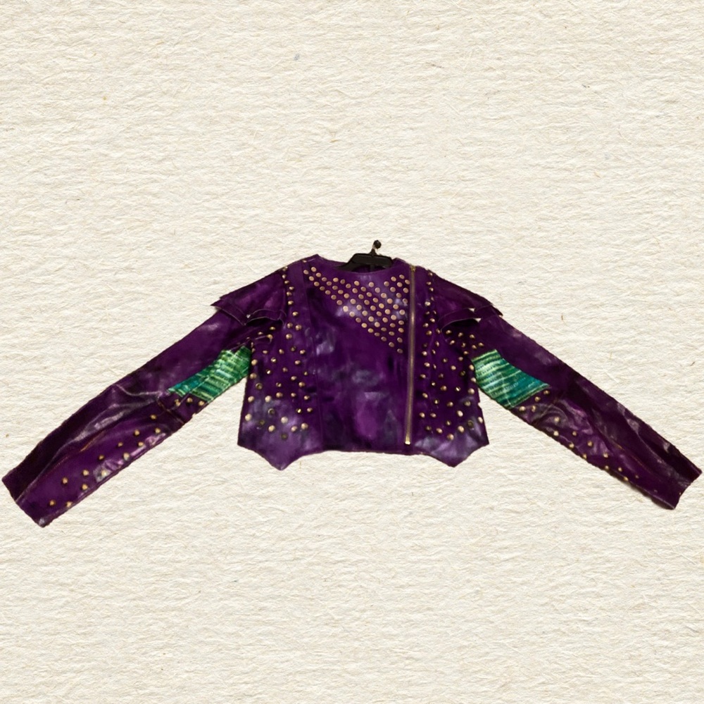 - Licensed Disney Descendants Faux Leather Jacket